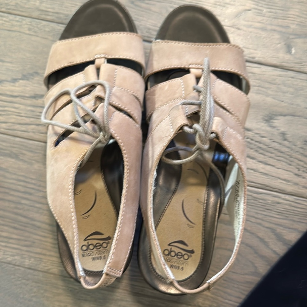 Beige Abeo, bio system, sandals